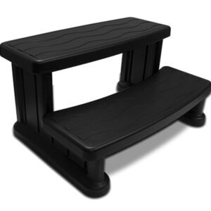 2 Tier 30” Polyurethane Step – Black For Sale