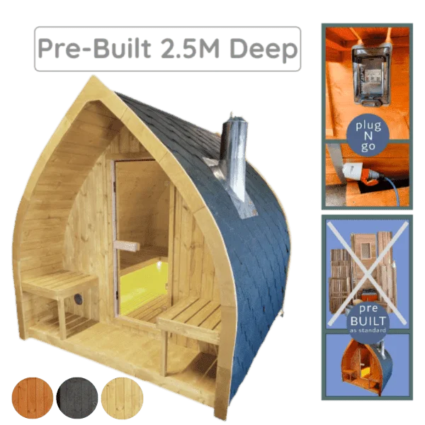 Leaf 2.5m Sauna For Sale