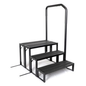 Cal Elite 3 Tier 30” Step w/Hand Rail For Sale