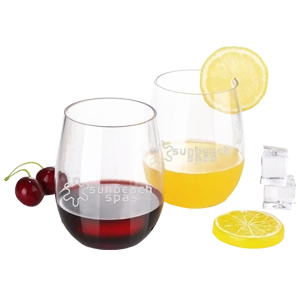 Sunbeach Spas Shatter Resistant Clear Spa Glass / Cups For Sale